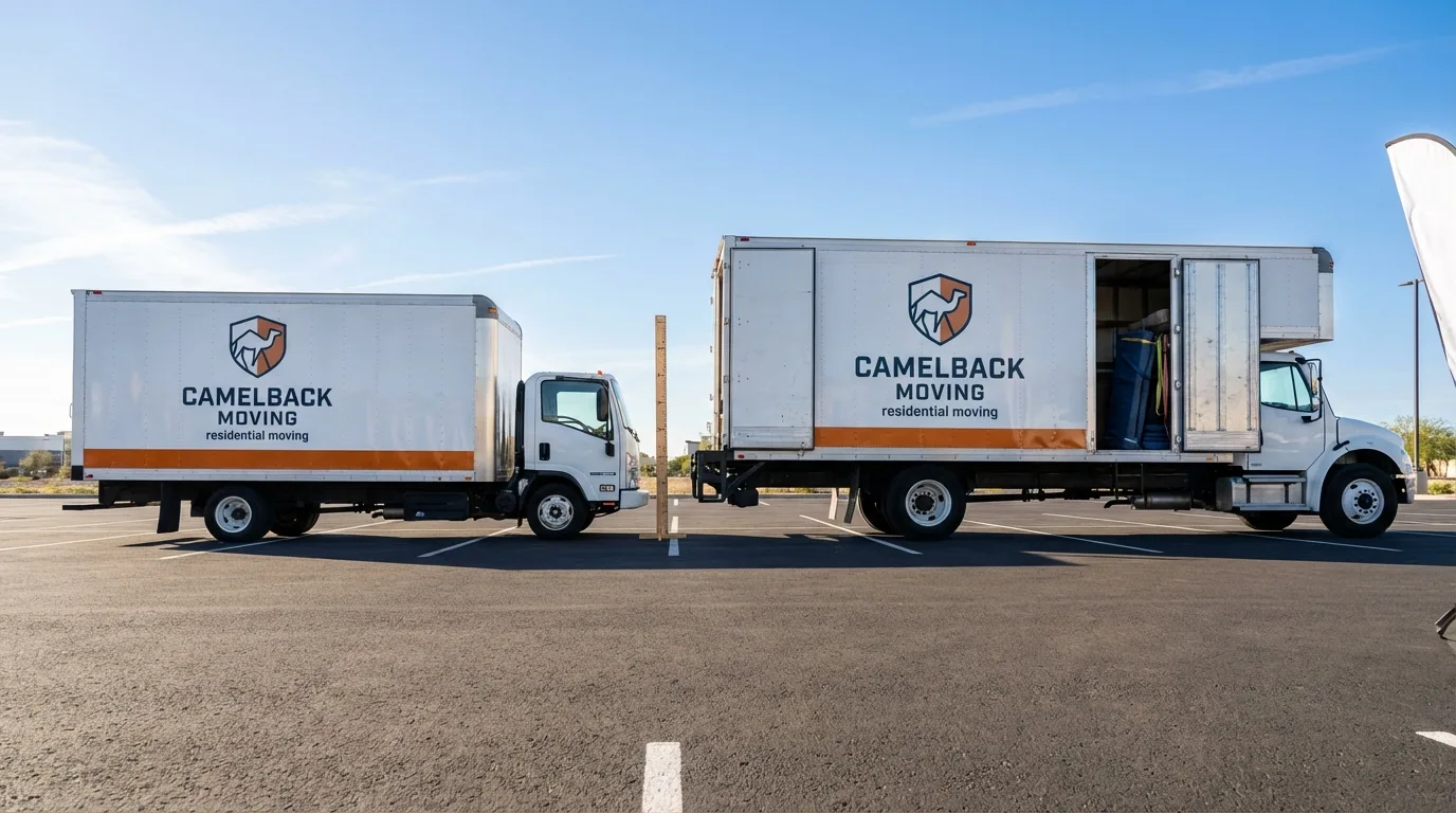 Moving truck size capacity guide in Cedar Falls
